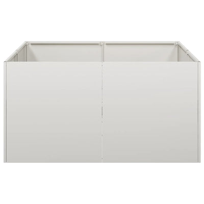Kukkalaatikko 80x80x40 cm ruostumaton teräs