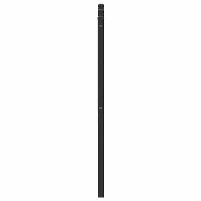Sängynpääty savutammi 160 cm tekninen puu ja teräs