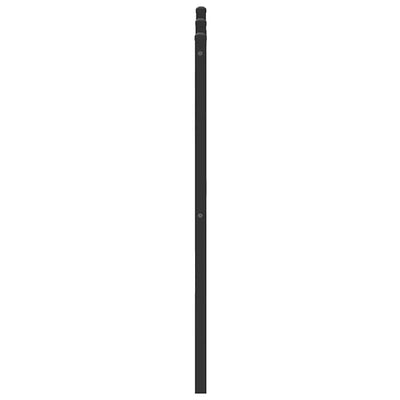 Sängynpääty savutammi 193 cm tekninen puu ja teräs
