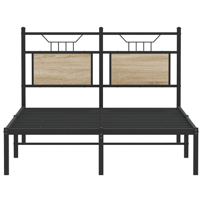 Sonoma tammi sängynrunko ilman patjaa Trufasu 120x200cm (puinen)