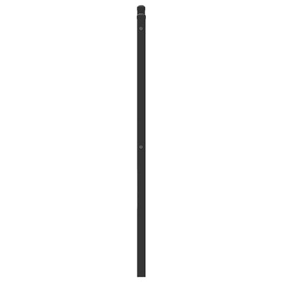 Sängynpääty ruskea tammi 107 cm tekninen puu ja teräs