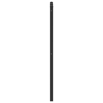 Sängynpääty ruskea tammi 120 cm tekninen puu ja teräs