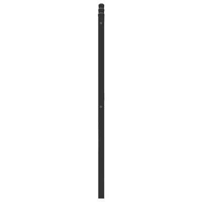 Sängynpääty ruskea tammi 137 cm tekninen puu ja teräs