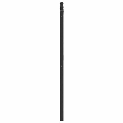 Sängynpääty ruskea tammi 193 cm tekninen puu ja teräs