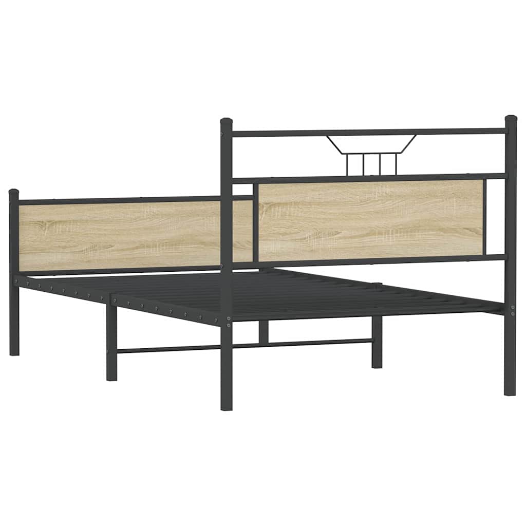 Trufasu 100x190cm sängynrunko ilman patjaa Sonoma-tammi (puinen)