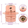 Lampuntelineet 2 kpl Rose Gold E27