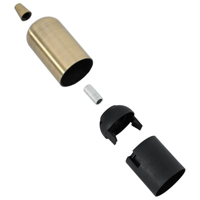 Pronssi lampuntelineet Rusetu E27 (2 kpl)