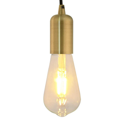 Pronssi lampuntelineet Rusetu E27 (2 kpl)