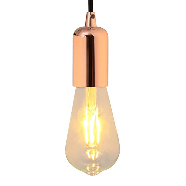 Lampuntelineet 2 kpl Rose Gold E27