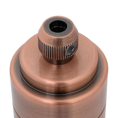 Red bronze lampuntelineet Rusetu (2 kpl e27)