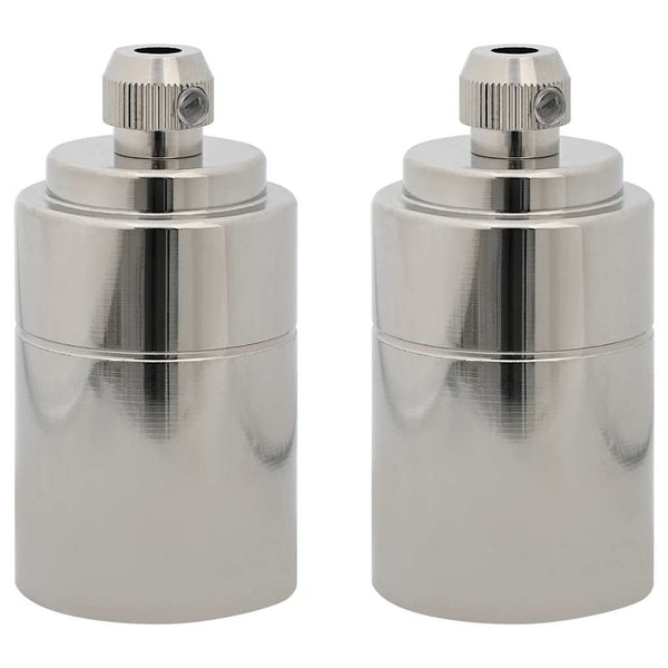 Lampuntelineet 2 kpl Satin Nickel E27