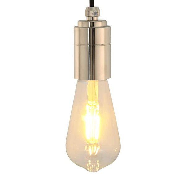 Lampuntelineet 2 kpl Satin Nickel E27