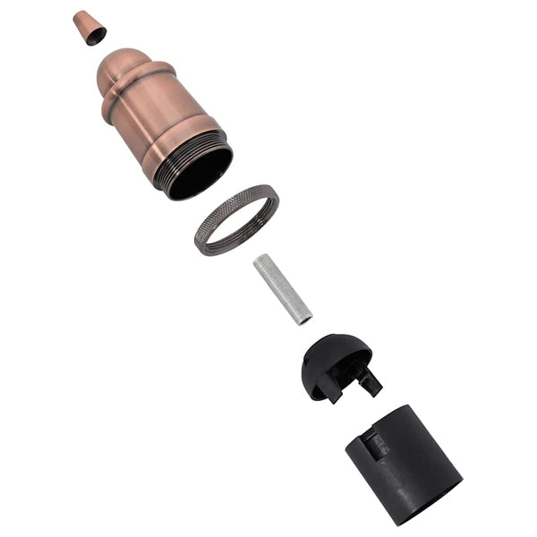 Lampuntelineet 2 kpl Red Bronze E27