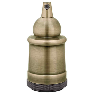 Pronssi lampuntelineet Rusetu E27 (2 kpl)