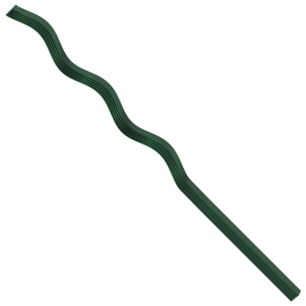 Kasvituki 20 kpl Vihreä 110 x 0.6 x 0.6 cm Teräs