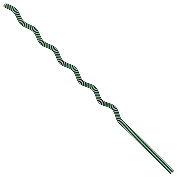 Kasvituki 5 kpl Vihreä 150 x 0,6 x 0,6 cm Teräs