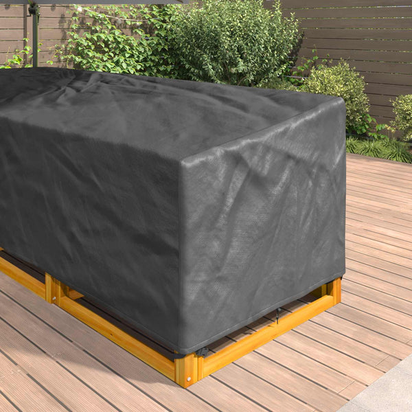 Huonekalusuojus 270 x 270 x 80 cm 600D Oxford-kangas L-muoto