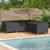 Huonekalusuojus 270 x 270 x 80 cm 600D Oxford-kangas L-muoto