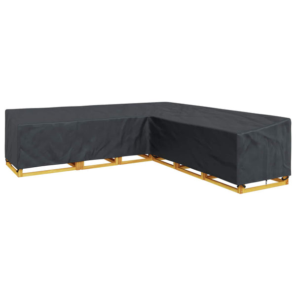 Huonekalusuojus 300 x 300 x 80 cm 210D Oxford-kangas L-muoto