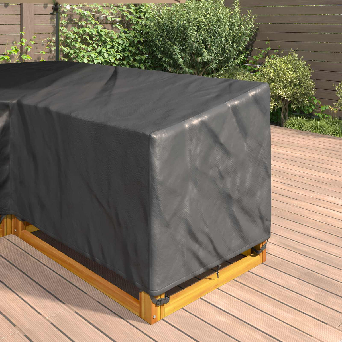 Huonekalusuojus 260 x 210 x 80 cm 420D Oxford-kangas L-muoto
