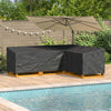 Huonekalusuojus 260 x 210 x 80 cm 420D Oxford-kangas L-muoto