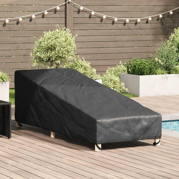 Ulkokalusteiden suojapeite 195 x 76 x 82 cm 420D Oxford-kangas