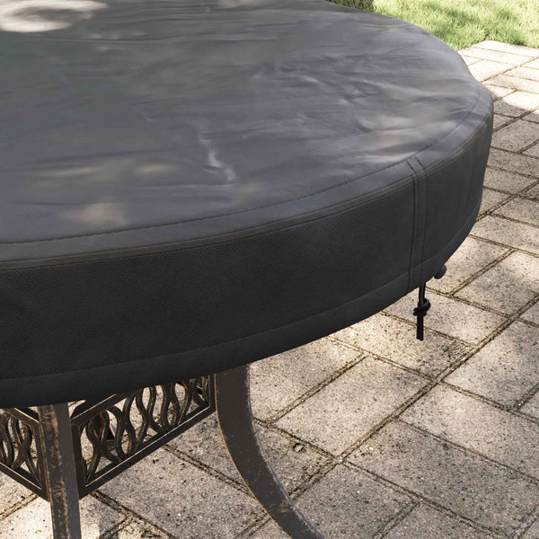 Ulkopöydän suojakansi 82 x 82 x 10 cm 600D Oxford-kangas Pyöreä