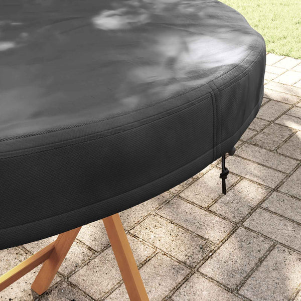 Ulkopöydän suojakansi 92 x 92 x 10 cm 210D Oxford-kangas Pyöreä