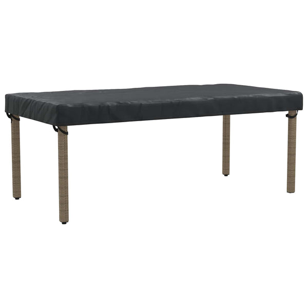Pöytä suojus 202 x 92 x 15 cm kangas Suorakaide Vedenpitävä