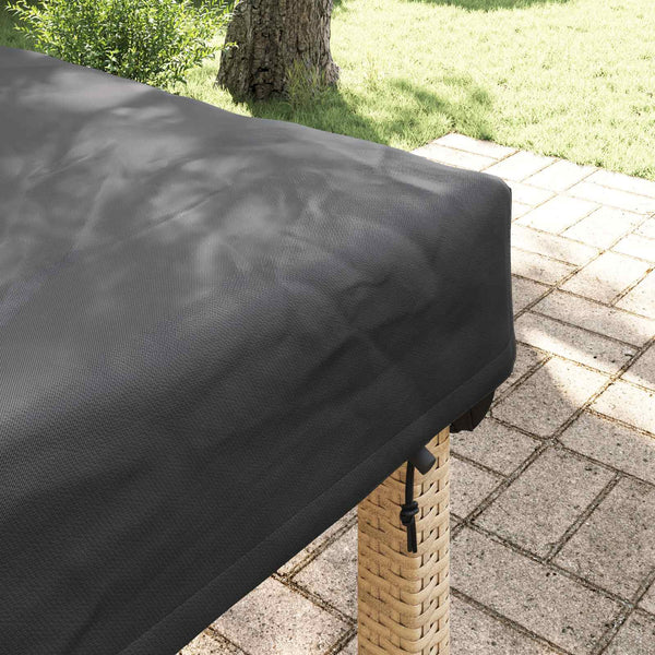 Pöytä suojus 202 x 102 x 15 cm kangas Suorakaide Vedenpitävä