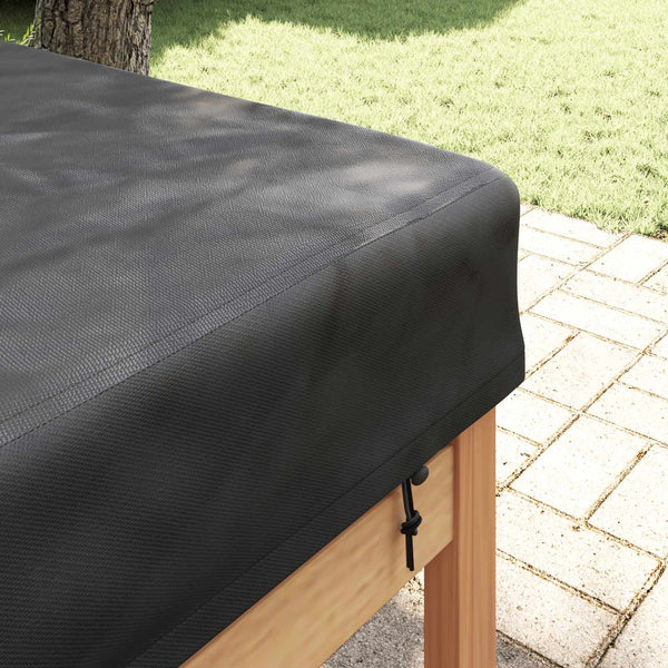 Pöytä suojus 262 x 102 x 15 cm kangas Suorakaide Vedenpitävä