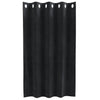 Verhot 2 kpl Musta 140 x 140 cm Sametti