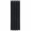 Verhot 2 kpl Musta 140 x 225 cm Sametti