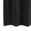 Verhot 2 kpl Musta 140 x 245 cm Sametti