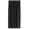 Verhot 2 kpl Musta 140 x 175 cm Sametti