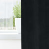 Verhot 2 kpl Musta 140 x 225 cm Sametti