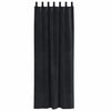 Verhot 2 kpl Musta 140 x 260 cm Sametti