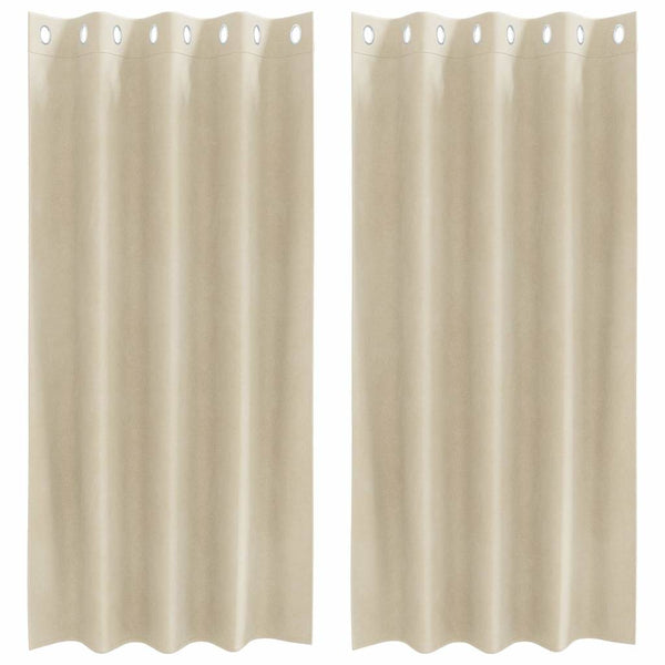 Verhot 2 kpl Kerma 140 x 175 cm Sametti