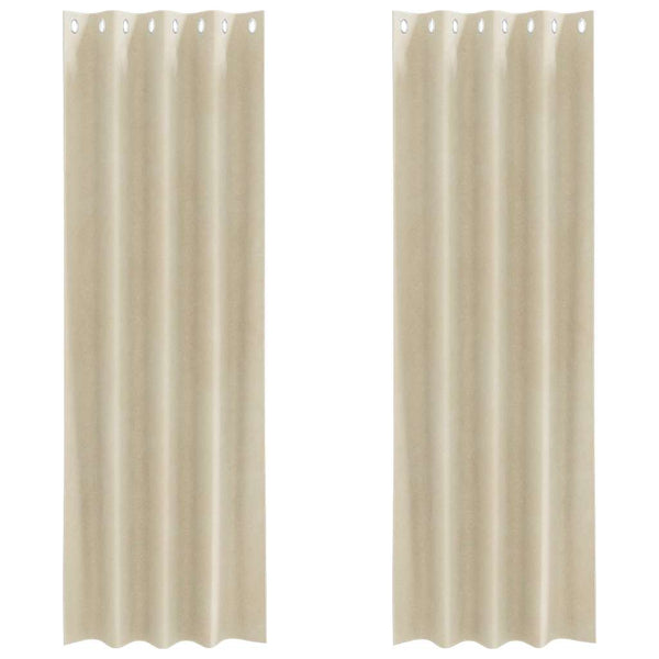 Verhot 2 kpl Kerma 140 x 260 cm Sametti