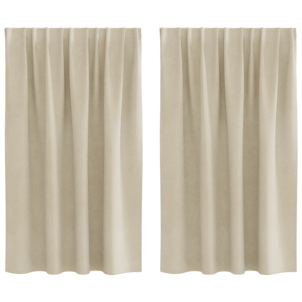 Verhot 2 kpl Kerma 140 x 140 cm Sametti
