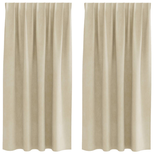 Verhot 2 kpl Kerma 140 x 175 cm Sametti