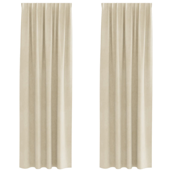 Verhot 2 kpl Kerma 140 x 260 cm Sametti