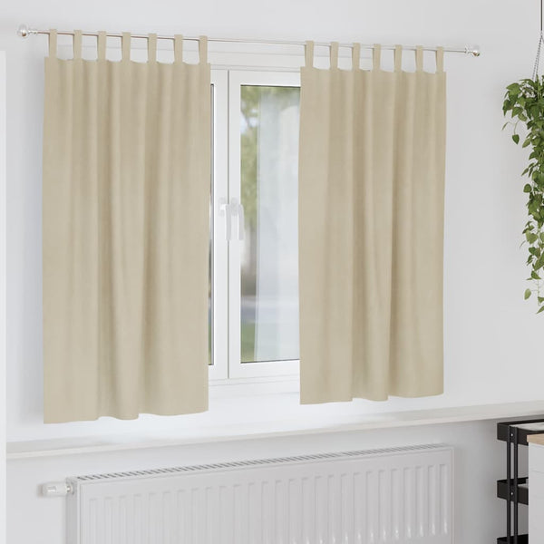 Verhot 2 kpl Kerma 140 x 175 cm Sametti