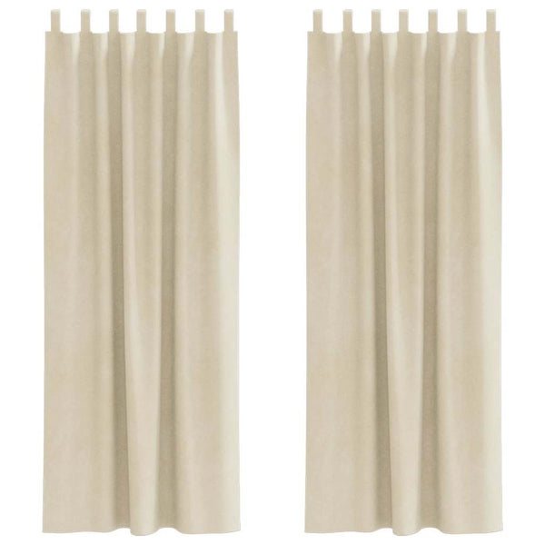 Verhot 2 kpl Kerma 140 x 225 cm Sametti
