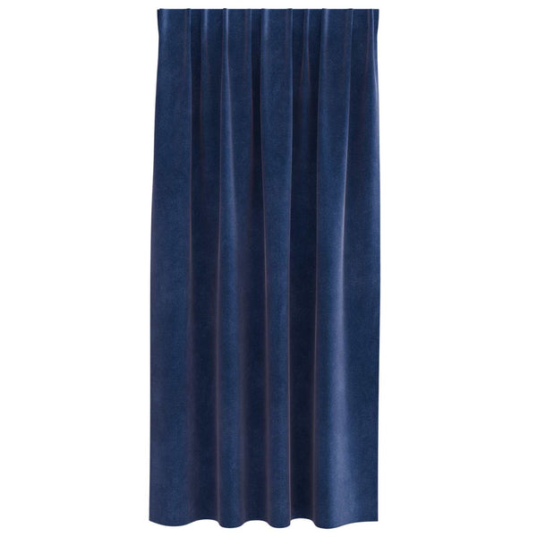 Verhot 2 kpl Tumma Sininen 140 x 175 cm Sametti