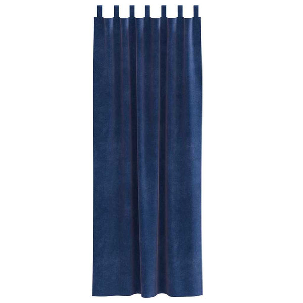 Verhot 2 kpl Tumma Sininen 140 x 225 cm Sametti