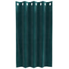 Verhot 2 kpl Tummanvihreä 140 x 140 cm Sametti