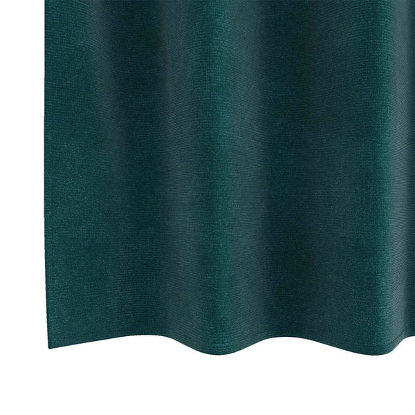 Verhot 2 kpl Tummanvihreä 140 x 225 cm Sametti
