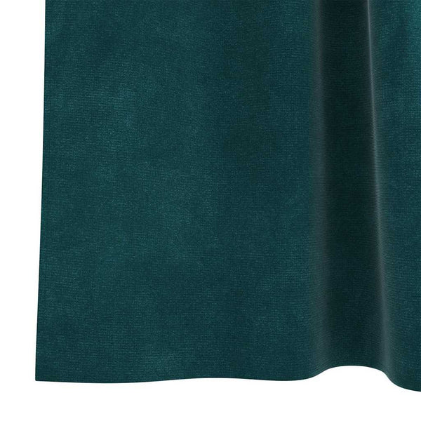 Verhot 2 kpl Tummanvihreä 140 x 175 cm Sametti