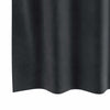 Verhot 2 kpl Tummanharmaa 140 x 245 cm Sametti